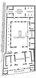 Map of Mosiac Atrium House