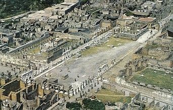 Aerial View of Forum from South-East Corner