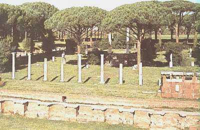 Piazzale of the Corporations from the Theatre Steps